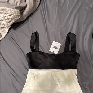 NWT Princess Polly Monochrome Satin Top